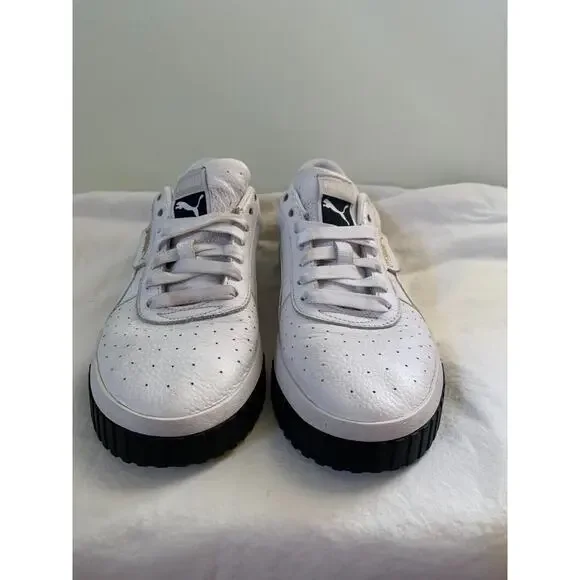 Puma Cali Platform Womens Size 9.5 White Sneakers Casual Shoes 369155-04 - Picture 4 of 12